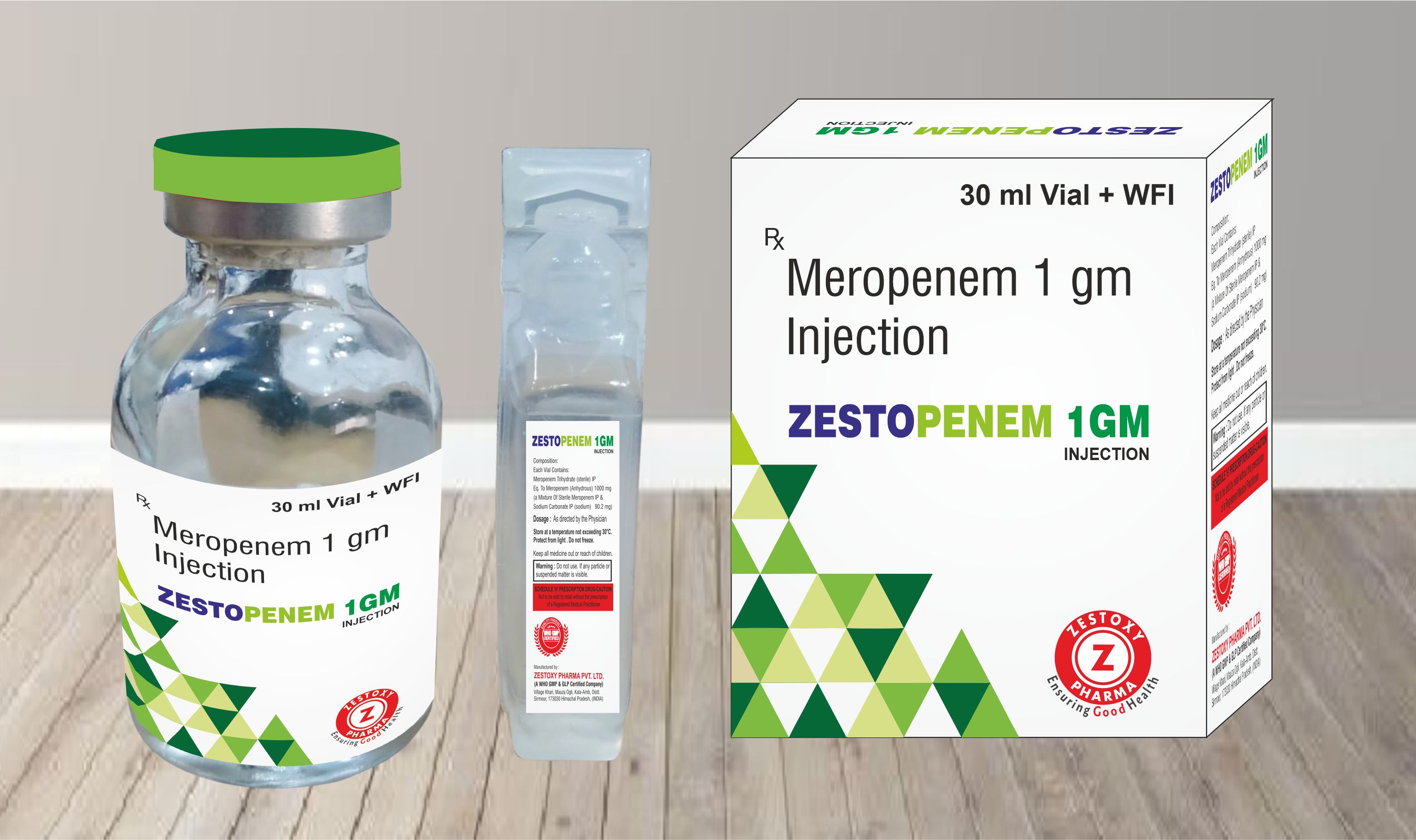 ZESTOPENEM 1 GM INJECTION